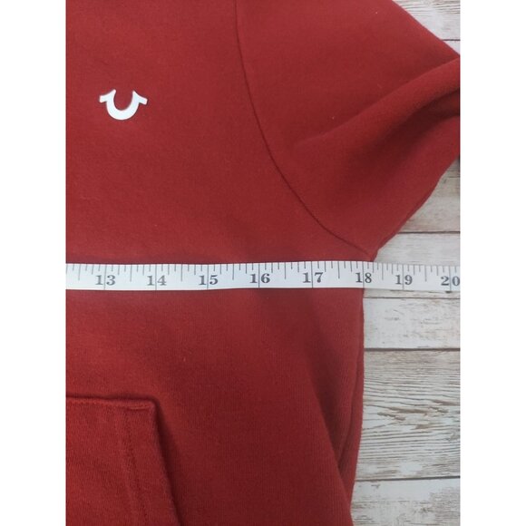 True Religion Track Suit Womens Sz M and S Burgundy Zip Up Retro Streetwear - Picture 10 of 15